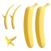 3D Printed Plastic Banana Wand,Extendable Banana Sword,Retractable Banana Shaped Stretchable Toy,Funny Prop Sword Toys for Stress Relief Holiday Role-Playing Prop Toy for Man Women (2Pcs Yellow) view 1