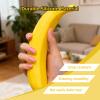 3D Printed Plastic Banana Wand,Extendable Banana Sword,Retractable Banana Shaped Stretchable Toy,Funny Prop Sword Toys for Stress Relief Holiday Role-Playing Prop Toy for Man Women (2Pcs Yellow) view 3