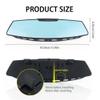 Adtrykfg Wide Angle Car Baby Mirror - Panoramic Rear View Interior Monitor for Safe Driving - Universal Fit Car Accessories(WHITE) view 4