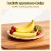 3D Printed Plastic Banana Wand,Extendable Banana Sword,Retractable Banana Shaped Stretchable Toy,Funny Prop Sword Toys for Stress Relief Holiday Role-Playing Prop Toy for Man Women (2Pcs White) view 4