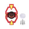 Copper-Coated Mini Prism with Adapter, +17.5mm Constant Prism for Total Station, with Bubble Level for Tunnel Mine Construction view 1
