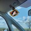MUELODSIC Car Mirror Rear Facing Wide Angle Interior Rearview Mirror for Safety Rubber Glass Material Suitable for All Vehicles Easy Installation view 4