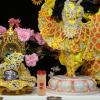 GALPADA Divination Bucket with Fortune Sticks Chinese Wishing Stick Holder for Cultural Celebrations Feng Shui Luck Charm Decoration for Home Temple Office Spiritual Guidance Prop view 4