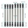 8pcs Metal Link Rod Pull Rod 275MM Wheelbase RC Accessories, RC Car Link Rod for 1/10 RC Crawler, Rust Proof Metal RC Pull Rod with Plastic Ends, Upgrade Spare view 4