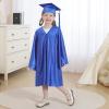 5 set Preschool & Kindergarten Graduation Cap and Gown, Shiny Kids Graduation gown with Tassel 2026+2027 Charm Royal Blue view 2
