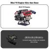 Partekavo V8 Engine Model Kit for Adults, Mini Engine Build Kit That Runs, RC Combustion Engine Model Kit, Suitable for Model Car AX90104 SCX10 Capra VS4-10 Pro/Ultra view 2