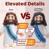 Goherii Little Jesus Figures Easter Religious Toys - 300PCS Mini Jesus Figurines in Bulk, 10 Colors Baby Jesus, Tiny Jesus Figures for Christian Party Favors Gift, Sunday School, Church Celebrations view 2