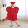 5 set Preschool & Kindergarten Graduation Cap and Gown, Shiny Kids Graduation gown with Tassel 2026+2027 Charm Red view 4