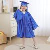 5 set Preschool & Kindergarten Graduation Cap and Gown, Shiny Kids Graduation gown with Tassel 2026+2027 Charm Royal Blue view 3