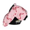 Baby Car Seat Canopy Cover for Mom, Soft Breathable Nursing Breastfeeding Covers Multi Use Stroller Sun Shade Newborn Shower GiftFunny Pink Pig Face view 3