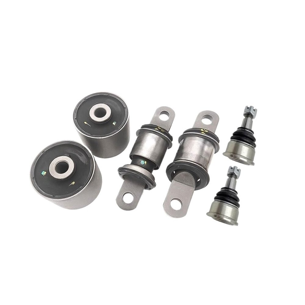 6PCS Front Lower Control Arm Bushing Ball Joint Compatible For Honda Odyssey RC3 15-21 Elysen RR8 51350-T6A-001 51360-T6A-001