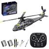 Authticar K200 RC Helicopter, U9901 Black Hawk RC Military Helicopter, 6 Channel Helicopters with 6G Gyro Stable Flight, One Key Function, Anti-Crash, Brushless Motor for Beginners & Pros (Grey) view 1