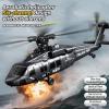 Authticar K200 RC Helicopter, U9901 Black Hawk RC Military Helicopter, 6 Channel Helicopters with 6G Gyro Stable Flight, One Key Function, Anti-Crash, Brushless Motor for Beginners & Pros (Grey) view 2