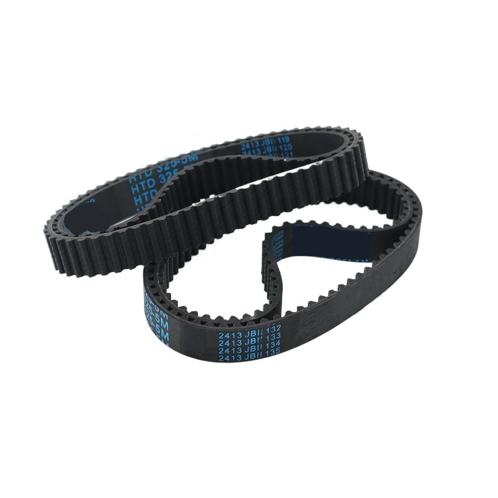 HTD5M Timing Belt Length 175mm to 390mm 5M Width 10mm Closed Loop Rubber HTD Pulley 1Pcs(5M-245mm)