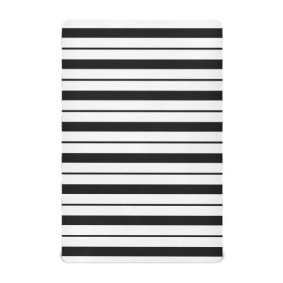 Kigai Horizontal Stripes Crib Sheet for Boys and Girls Jersey Knit Fitted Baby Sheet for Standard Crib Toddler Mattress Cozy Soft Breathable, 28x52 inch