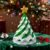 3D Printed Multicolor Christmas Tree Spiral Stacking, Enhances Focus, Red, Green, White, Fidget Christmas Tree Toy, Holiday Fidget Ornament, Lightweight, for Home, Adults view 4