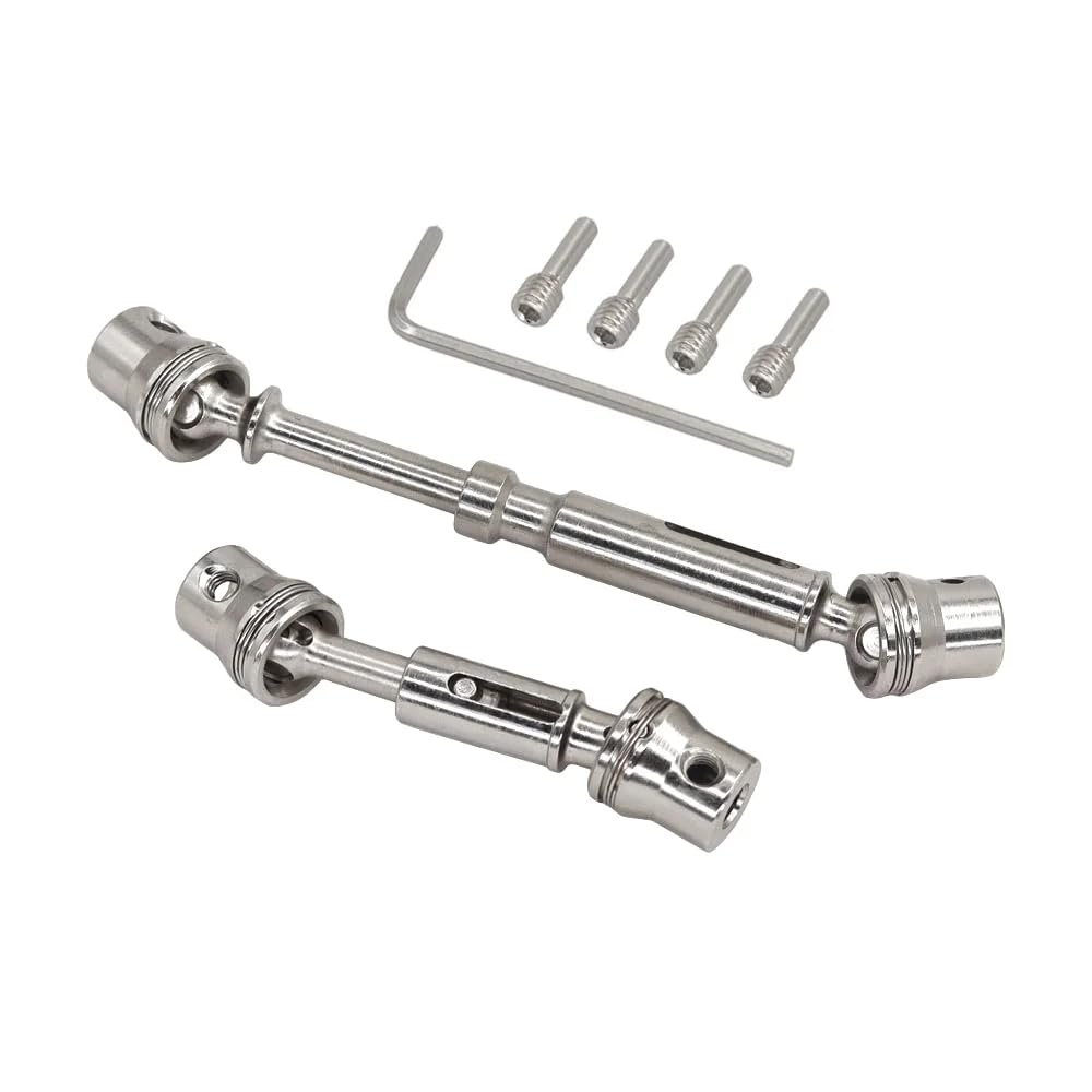 1 Set Metal Front and Rear Drive Shafts for M-JX 1/12 H12Y H12Y RC Car Upgrade Parts Accessories