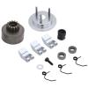 14T Flywheel Clutch Bell Set for 1/8 RC Car for HSP Buggy Truck Truggy Level 21 to 28 Nitro Engine Upgrade Parts(1 Set Silver) view 1