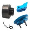 14T Flywheel Clutch Bell Set for 1/8 RC Car for HSP Buggy Truck Truggy Level 21 to 28 Nitro Engine Upgrade Parts(1 Set Silver) view 4