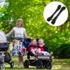 ARTSEWPLY 2pcs Twin Stroller Connector for Outdoor Use Flexible Pram Adapter Linking Two Single Strollers Into Double for Easy Maneuvering view 4