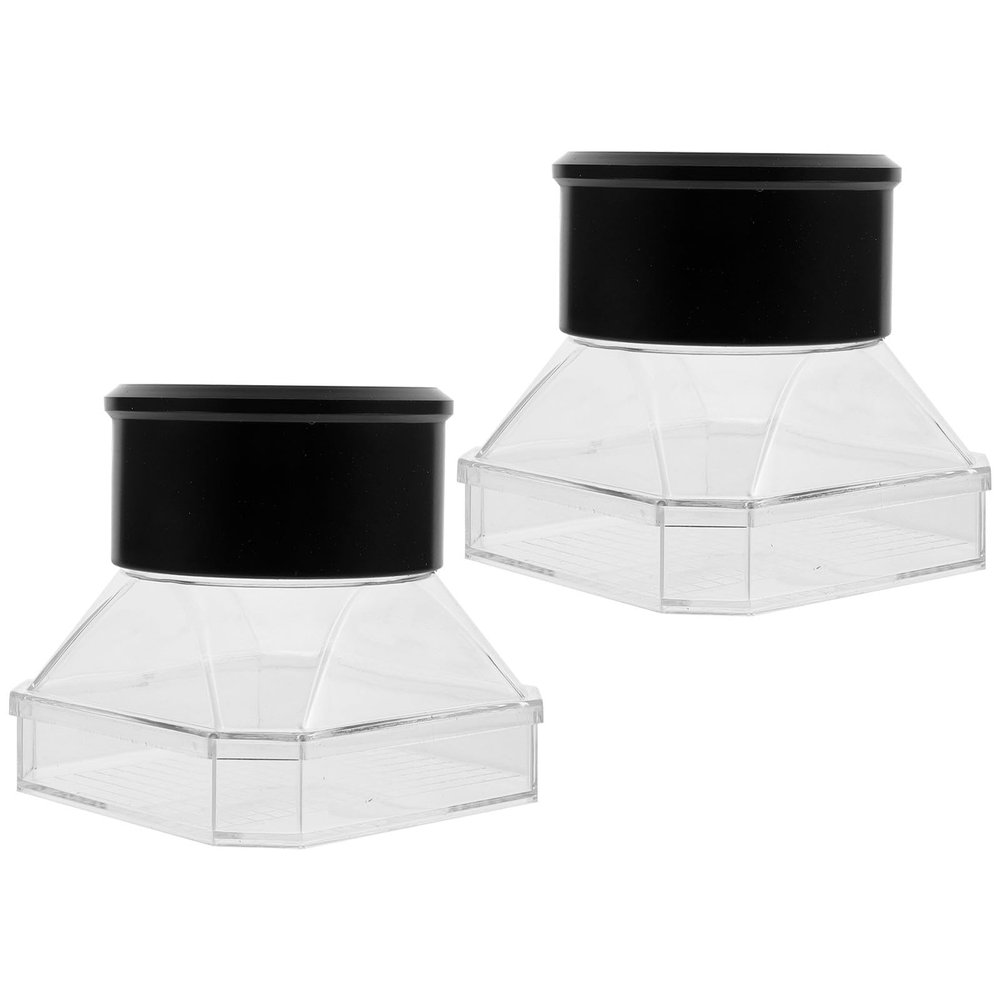 BESPORTBLE 2Pcs Bug Viewer Microscope Box for Plastic Insect Catching Case with Magnifier Removable and Easy to Clean Outdoor Exploration for Science Learning and Nature Observation