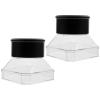 BESPORTBLE 2Pcs Bug Viewer Microscope Box for Plastic Insect Catching Case with Magnifier Removable and Easy to Clean Outdoor Exploration for Science Learning and Nature Observation view 1