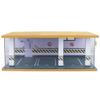 1/24 Scale Display Case Car Garage Moldel,Acrylic Cover Wooden Diecast Car Show Case with Light,Parking Lot Case for Displaying Various Model Cars view 1