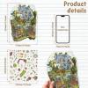 3D Scene Sticker Book Adult Therapy, 4 Sets DIY 3D House Stickers Make Your Own Warm Home, Supermarket, Coffee Shop, Music Bar, Cute Cartoon Scene Stickers for Adult Kids Relief Stress Pass The Time view 2