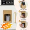 INFANS Kids Kitchen Playset, Wooden Pretend Play Kitchen with Realistic Light Sound, Toddler Cooking Toy for Boys Girls Aged 3+ (Beige) view 4