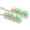 2 Pcs Heart-Shaped Keyboard Fidget Toy - 4 Keys Cute Clicker Keyboard Fidget for Adults Relieve Stress and Anxiety Decompression Keyboard Fidget Keychain view 1