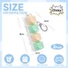 2 Pcs Heart-Shaped Keyboard Fidget Toy - 4 Keys Cute Clicker Keyboard Fidget for Adults Relieve Stress and Anxiety Decompression Keyboard Fidget Keychain view 2