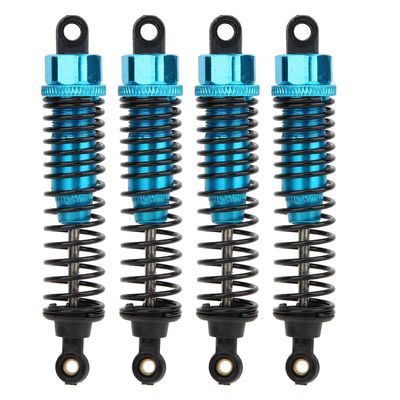 4PCS RC Shock Absorber, Front Rear RC Shock Absorber Aluminum Adjustable Assembled Spring Damper Suspension for 1/10 RC Crawler Car Axial