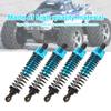 4PCS RC Shock Absorber, Front Rear RC Shock Absorber Aluminum Adjustable Assembled Spring Damper Suspension for 1/10 RC Crawler Car Axial view 3