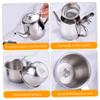 Kids Tea Set Includes 330ml Stainless Steel Long Spout Portable Teapot with Screen for Kids Camping and Home GiftsTea Set for view 4