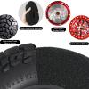 2.2" RC Crawler Beadlock Wheels & Tires Set, Soft Sticky Mud Terrain Tires 5.0x1.9, CNC Aluminum Rims 12mm Hex, 5.5mm Offset for TRX4 SCX10 TRX6 Gen8 view 3