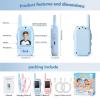2 Pack Video Walkie Talkies for Kids,Handheld IPS Screen Rechargeable Video Walkie Talkie with Camera, Kids Christmas Birthday Gifts Two-Way Radio Walkie-Talkie for Indoor Outdoor Family Games view 2