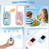 2 Pack Video Walkie Talkies for Kids,Handheld IPS Screen Rechargeable Video Walkie Talkie with Camera, Kids Christmas Birthday Gifts Two-Way Radio Walkie-Talkie for Indoor Outdoor Family Games view 3