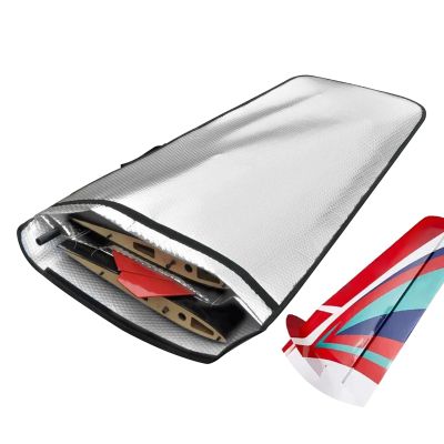 Aircraft Model Wing Bag - Bubble Layer Protective Cover, Waterproof Design with Carry Handle for Rc Plane Wing Transport and Storage, Heavy-Duty Material for Safety, Model Gear Accessory, Transport
