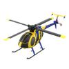 C184 MD500 100 Size RC Helicopter with One Key Takeoff/Landing, 2.4G 4CH 6-Axis Gyro Remote Control Helicopter with Altitude Hold, Optical Flow Positioning & Upgraded Transmitter - RTF view 2