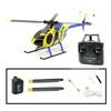 C184 MD500 100 Size RC Helicopter with One Key Takeoff/Landing, 2.4G 4CH 6-Axis Gyro Remote Control Helicopter with Altitude Hold, Optical Flow Positioning & Upgraded Transmitter - RTF view 3