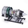 1/10 Mechanical Dual-Spool Turbofan Engine Model  1000+PCS Metal DIY Assembly Aerospace Engine with Motor Drive, Visible Structure Design, Educational Display Model for Collectors view 4