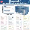 200Pcs Surgical Instruments Flashcards 13 Specialties CST & CRCST Prep for Technology Instrument Index Cards for Surgical Gift Accessory Technologists Exam Medical Student Operating Room Nurse view 2