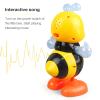 Dancing Bee Toy, 13.5x11x20cm Electric Musical Bee Toy with Lights and Music, Interactive Cartoon Singing Bees, for Home School Birthday Easter Travel view 2
