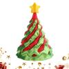 3D Printed Christmas Tree Fidget Toy, Collectible Desktop Ornament & Passthrough Holiday Figure, Interactive Stress Relief Decoration, Fun for Teens Adults Boys Girls Apartment Dorm view 1