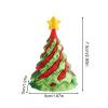 3D Printed Christmas Tree Fidget Toy, Collectible Desktop Ornament & Passthrough Holiday Figure, Interactive Stress Relief Decoration, Fun for Teens Adults Boys Girls Apartment Dorm view 2