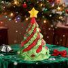 3D Printed Christmas Tree Fidget Toy, Collectible Desktop Ornament & Passthrough Holiday Figure, Interactive Stress Relief Decoration, Fun for Teens Adults Boys Girls Apartment Dorm view 4