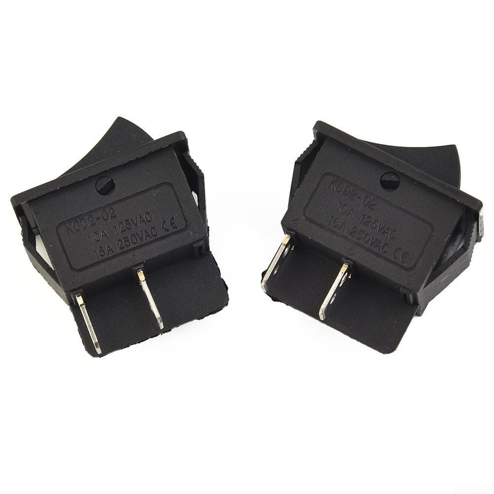 2-Pin Rocker Foot Switch for Childrens Electric Ride-On Car Accelerator Pedal Reset Control, Compatible with 6V and 12V Models