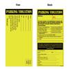 8.5 x 4 inch Joke Parking Violation Ticket 25 Pcs Fake Number Vehicle Illegally Parked Card Funny Tow Warning Notice Parking Violation Humorous Traffic Window Tag (Fake Parking Tickets) view 4