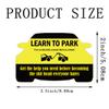 100 Pcs Funny Car-Shaped Parking Violation Card with Multi-Reasons 3.5 x 2 inch Creative Learn to Park Etiquette Reminder Card Adult Parking Warning Notes (Car Shaped) view 2
