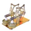 2 Cylinder Stirling Engine Electricity Generator with Bulb view 3